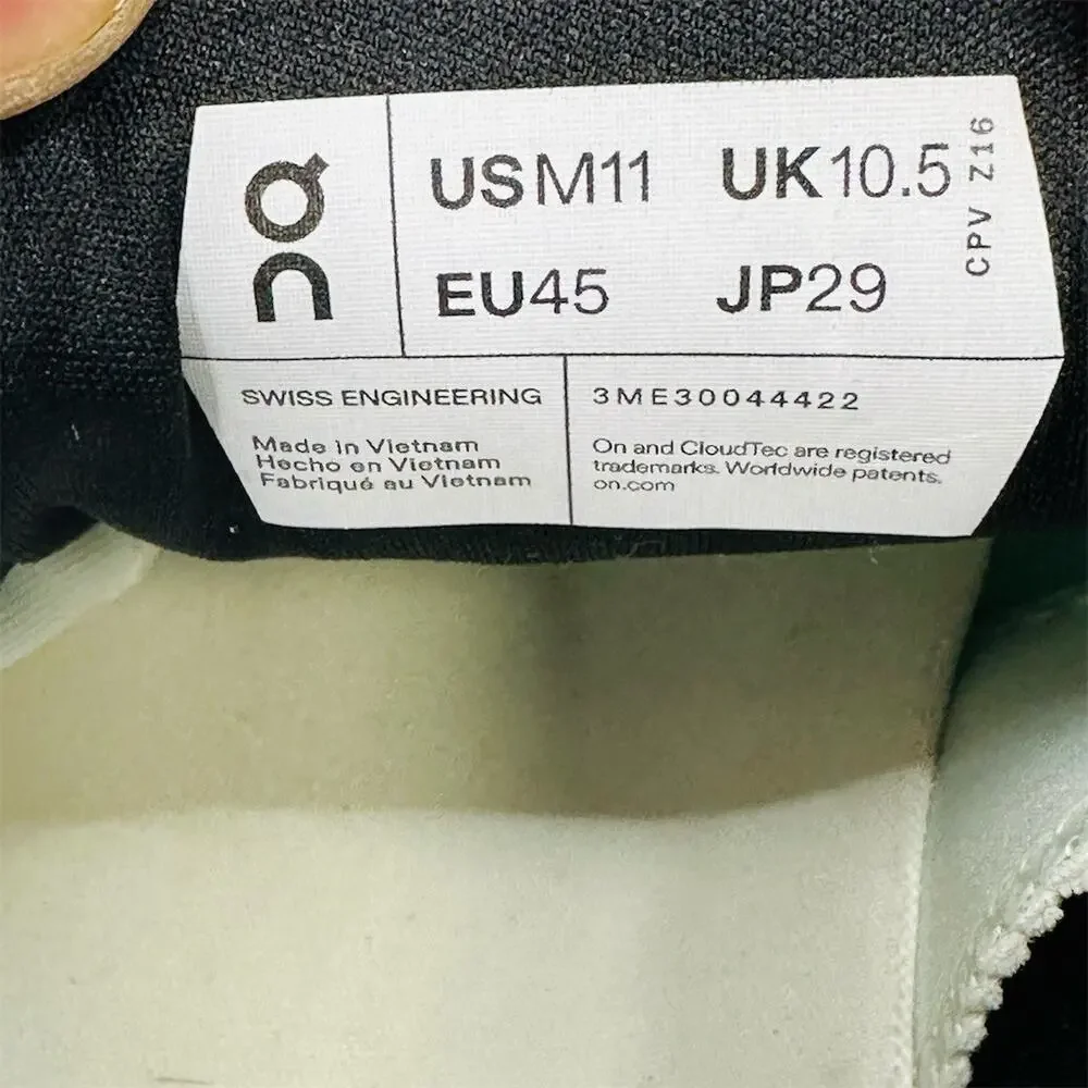 On Running Cloud X 4 Gray Mint Sneakers | Men’s Size 11 US | NWD Store Display